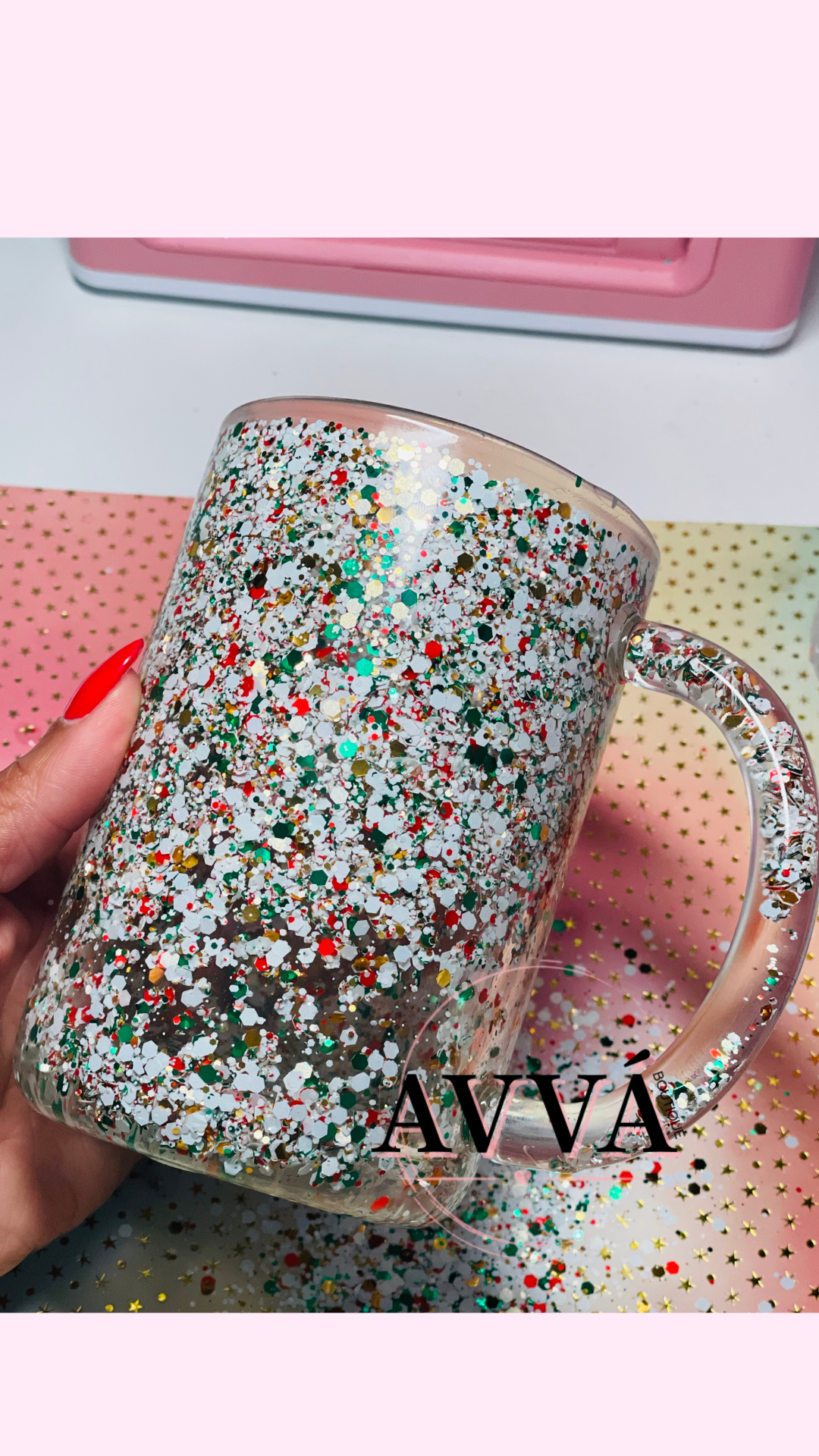 Custom 15oz Snow Globe Mug