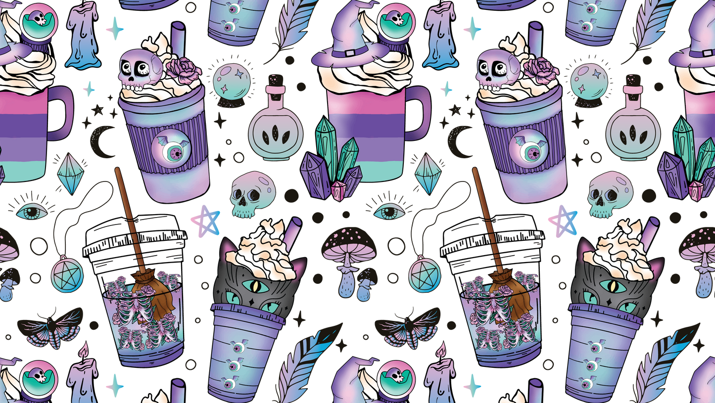 224 - Witchy Pastel UV DTF