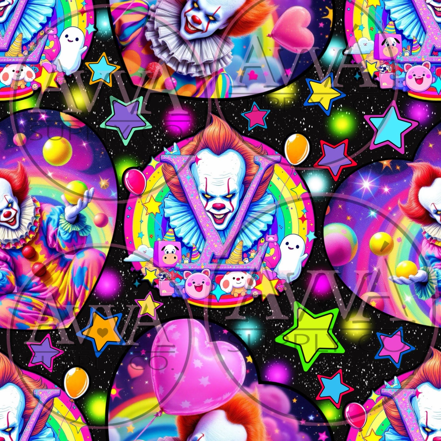 794 - Sunshine & Rainbows Horror - Decal