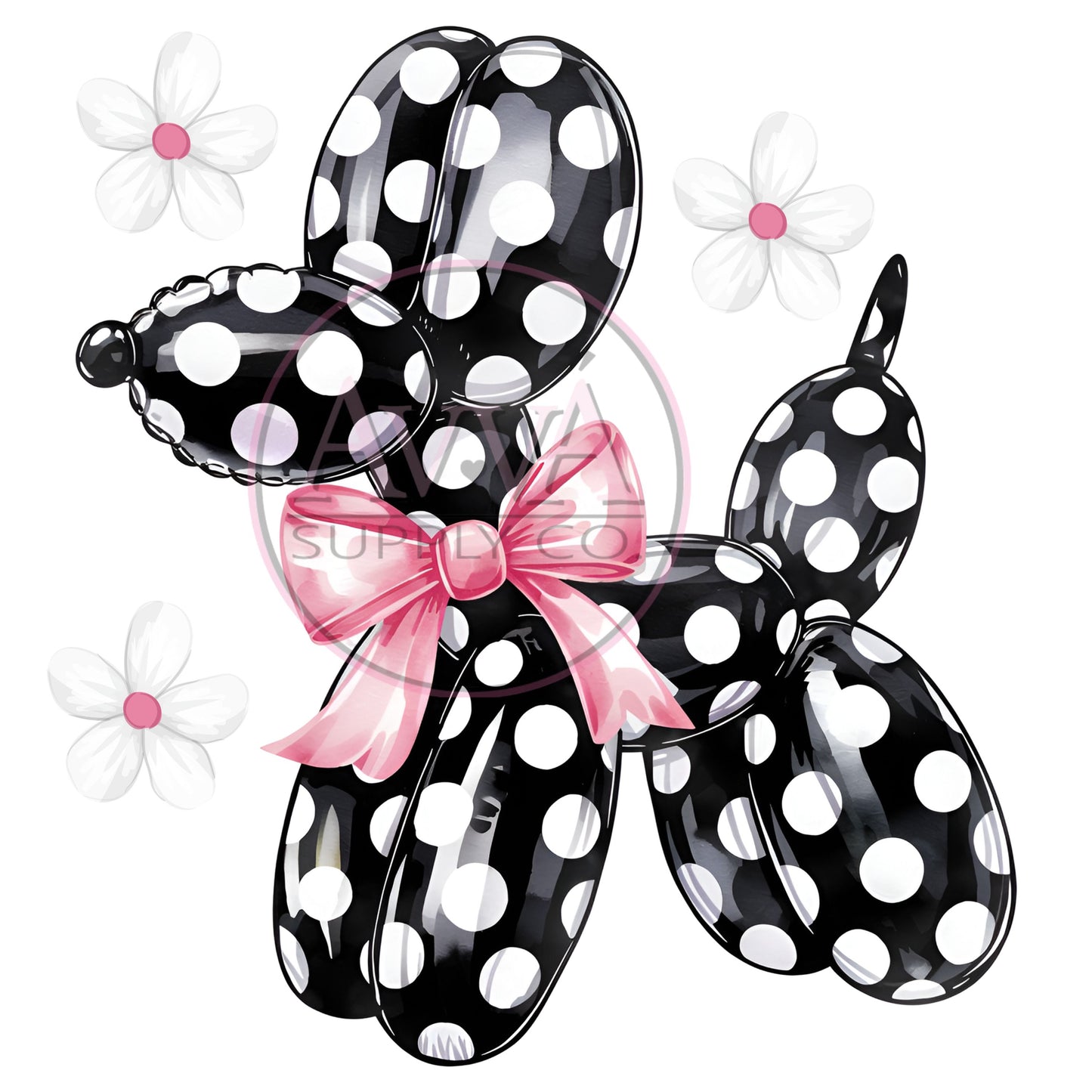 803 - Polka Dot Balloon Dog *Exclusive* - Vinyl + Decal