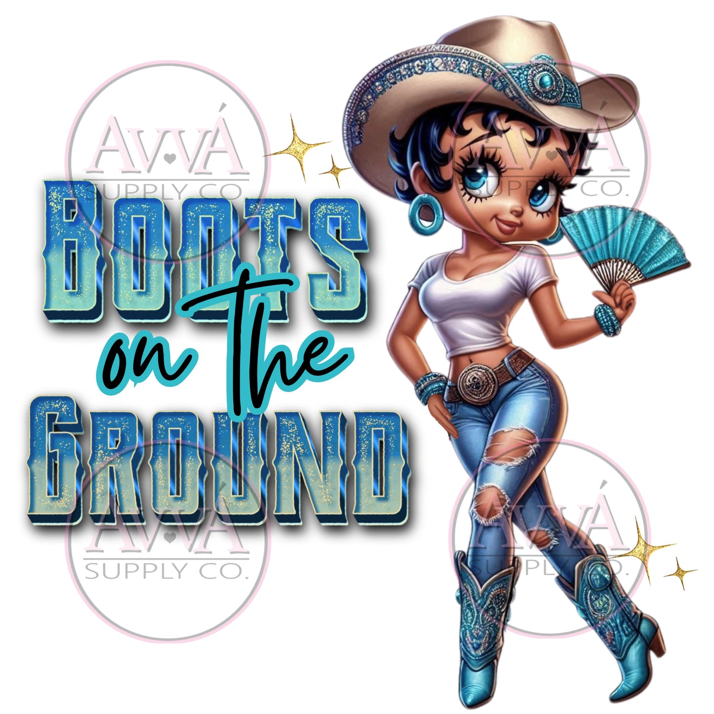 823 - Boots on the Ground Betty *Exclusive* - Vinyl + Decal + Wrap