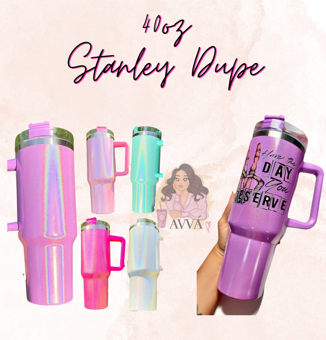 40oz Shimmer Tumbler