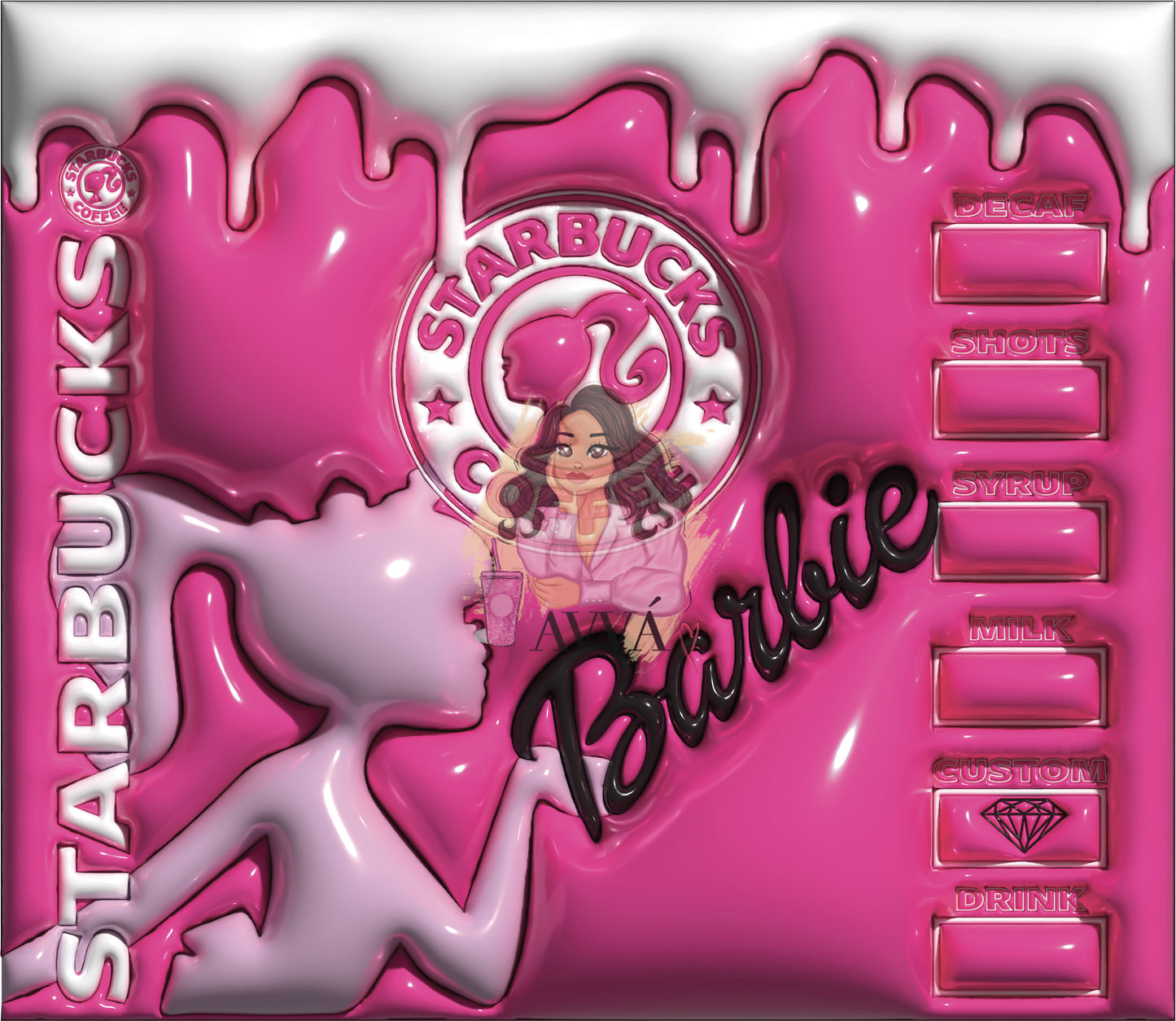 B Princess Tumbler Wrap