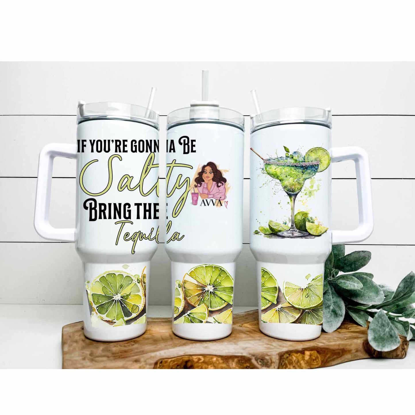 12 - Be Salty 40oz Tumbler Wrap