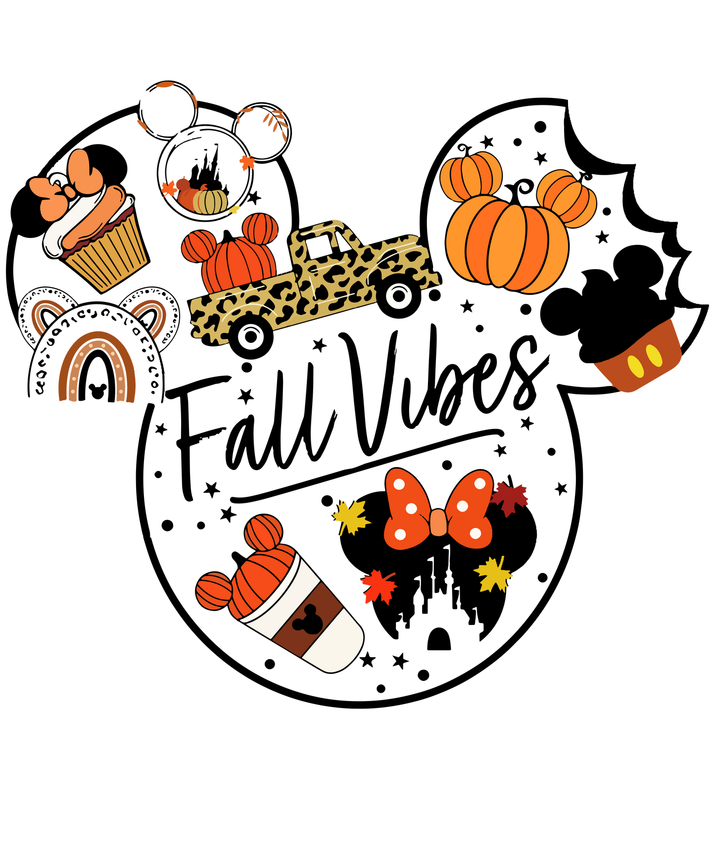 525 - Fall Vibes UV DTF Decal