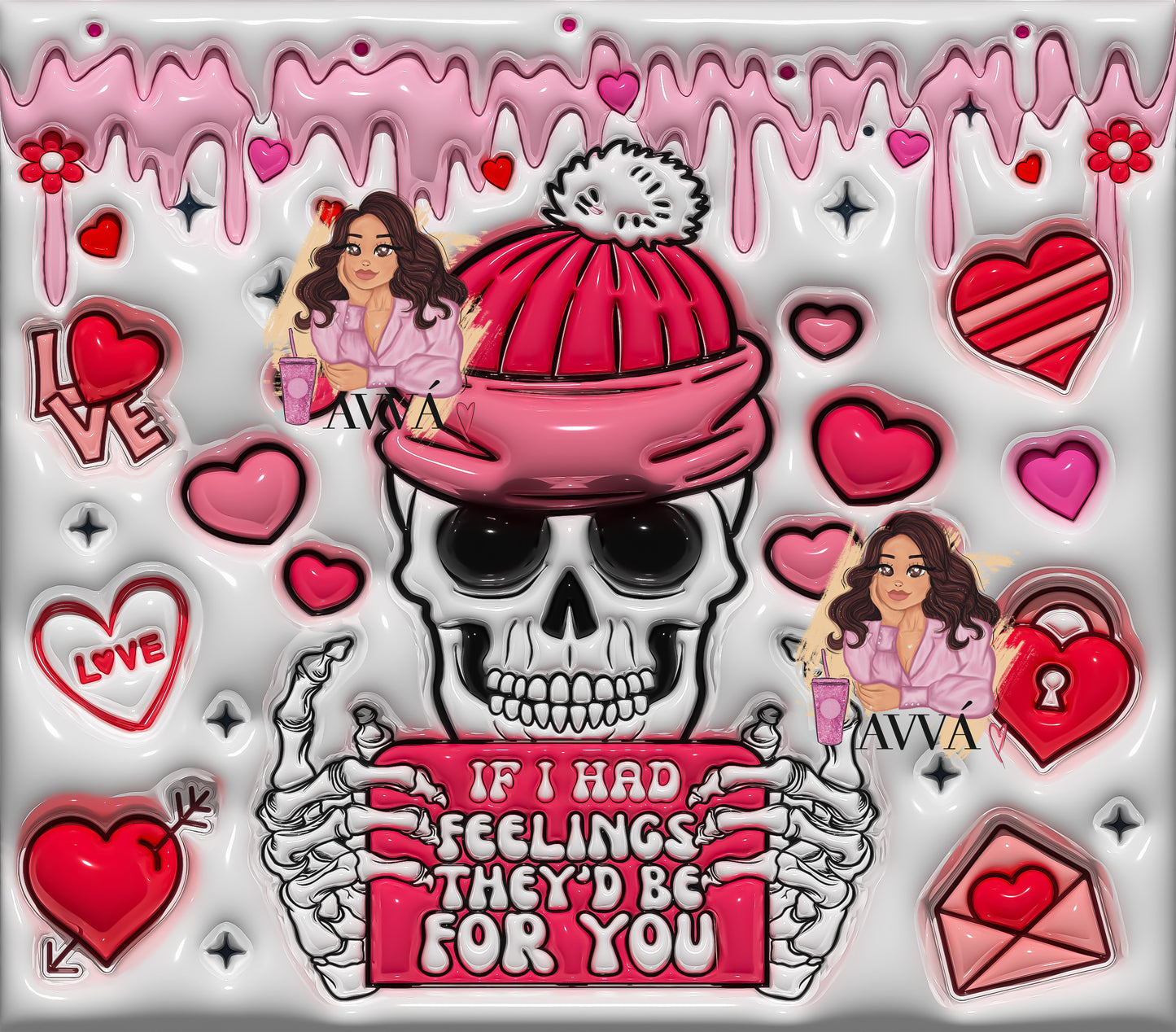 F Your Feelings - 3D Tumbler Wrap