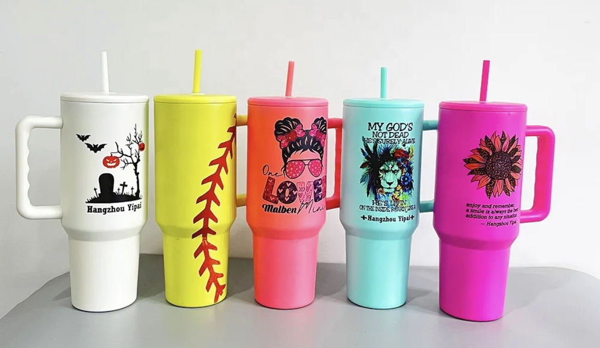 Neon 40oz Quencher - Stanley Dupe