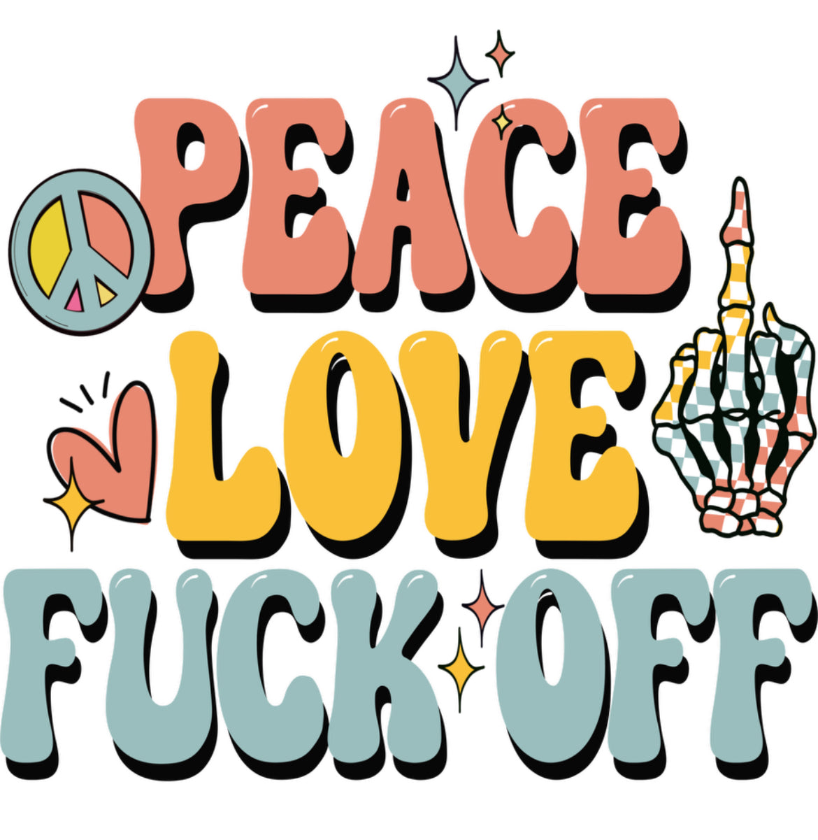 664 - F Off decal