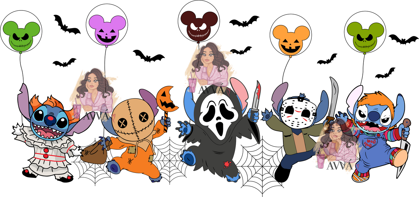 67 - Halloween Blue Guy UV DTF