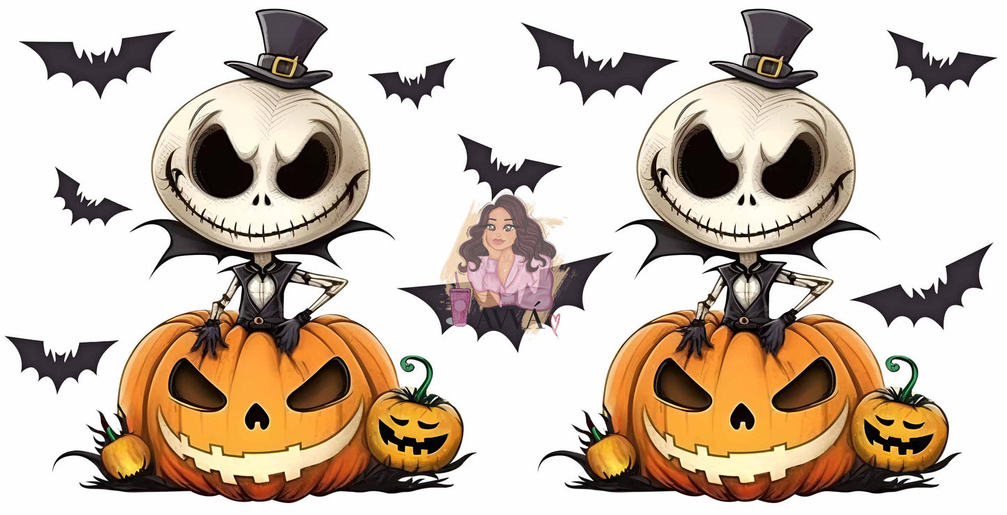 69 - Halloween Skeleton UV DTF