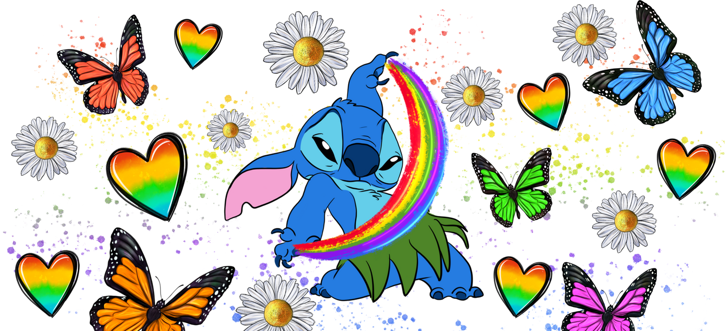 70 - Happy Blue Guy UV DTF