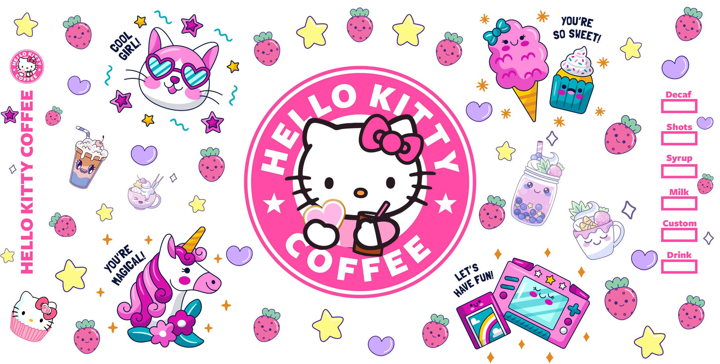 78 - H. Kitty SB Coffee UV DTF