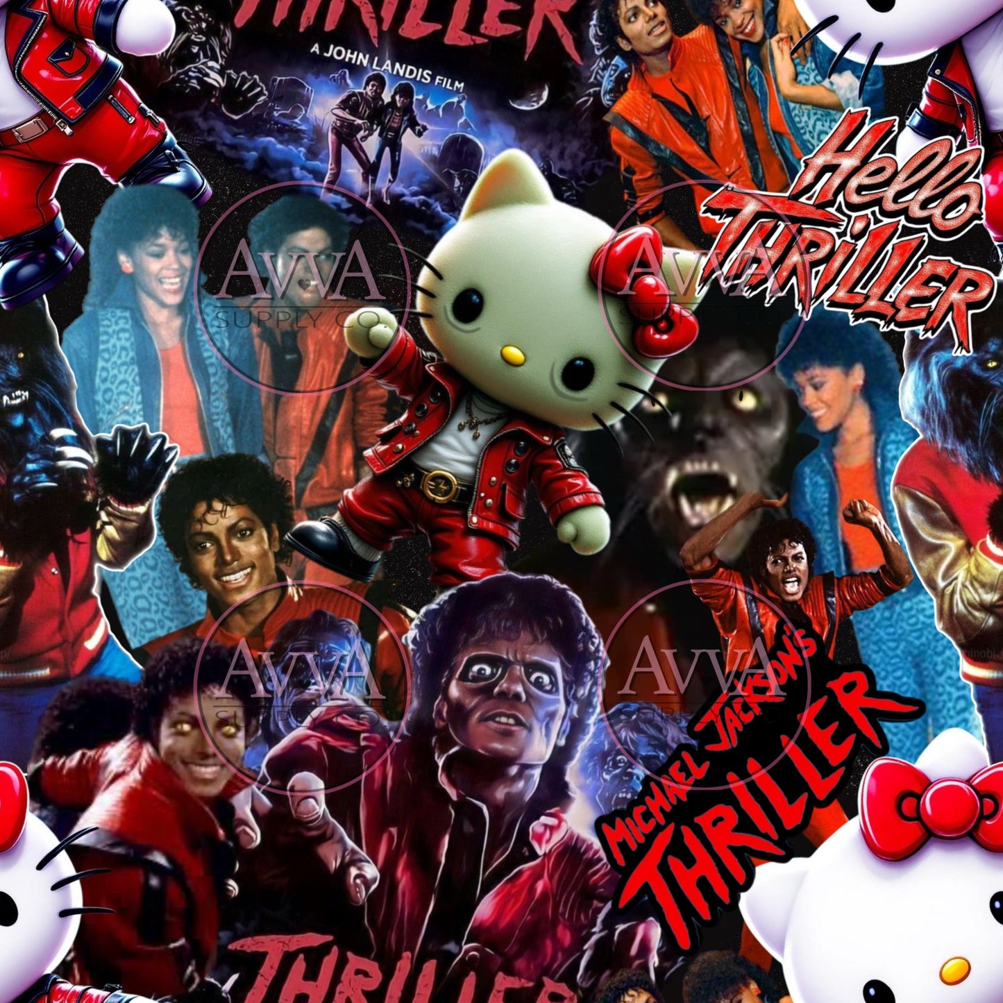 828 - Hello Thriller - Decal