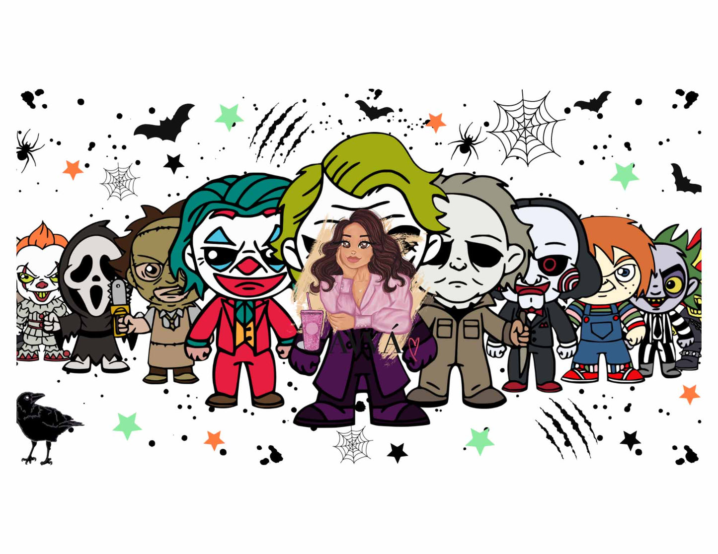 83 - Horror Babies Unite 40oz Tumbler Wrap