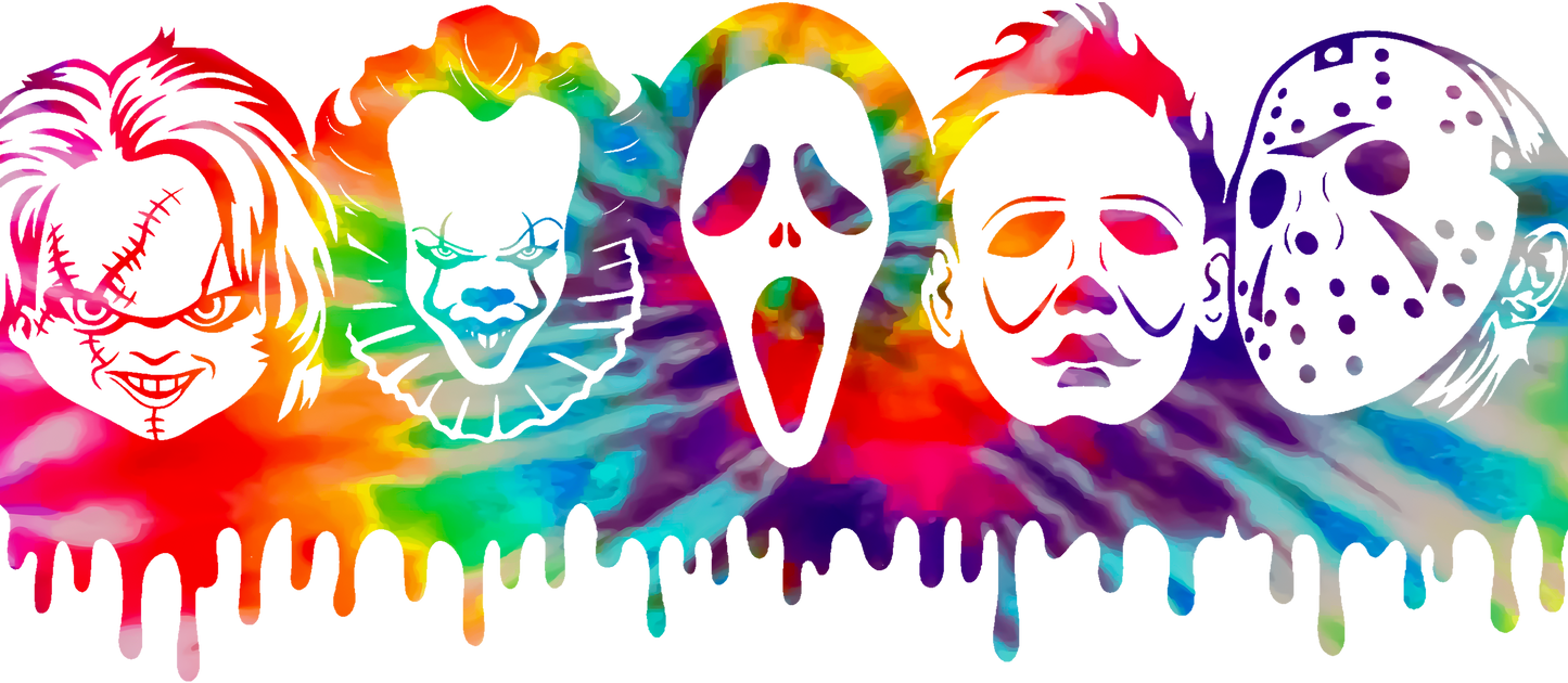 92 - Horror Movies Rainbows UV DTF