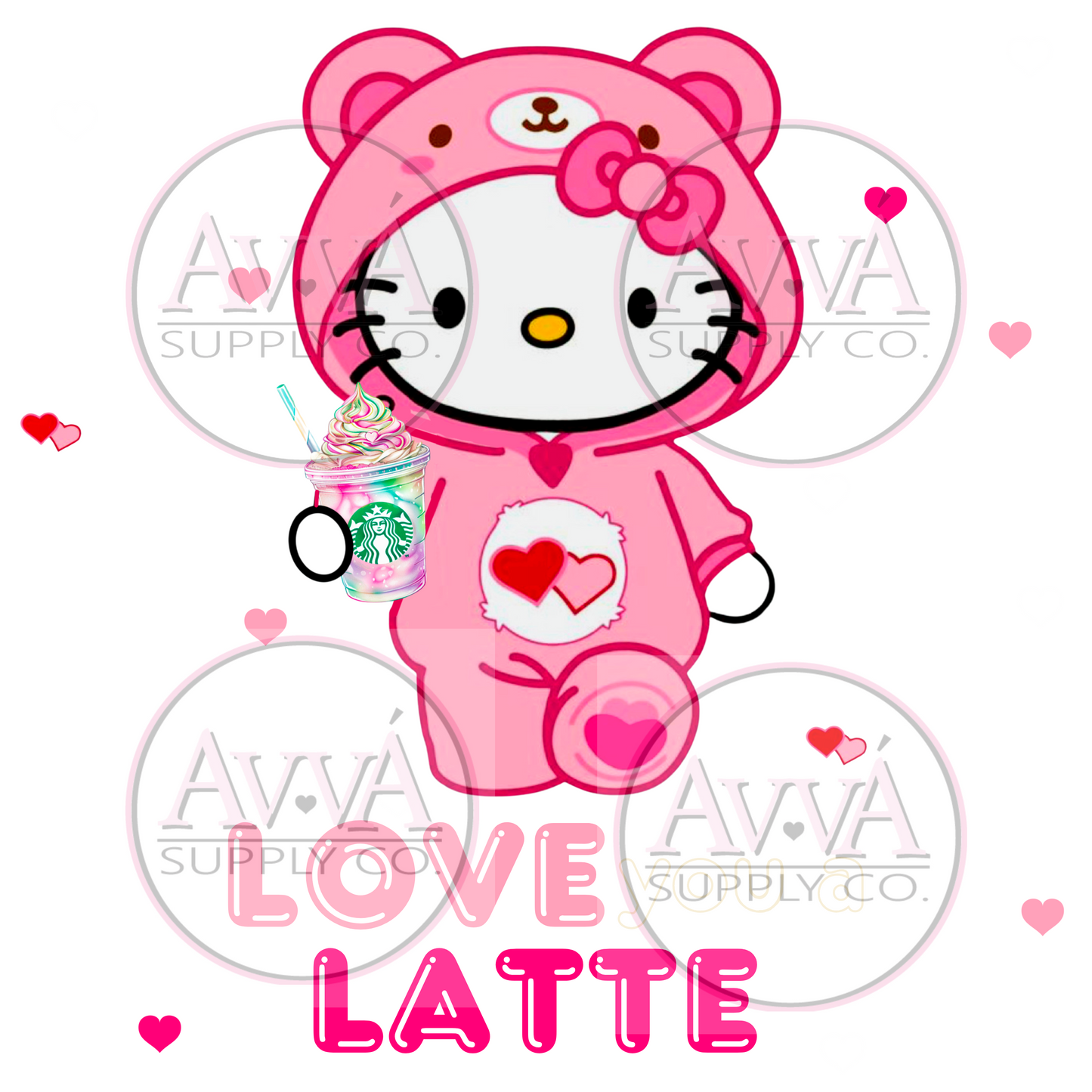 777 - HK Love You a Latte - Vinyl + Wrap + Decal