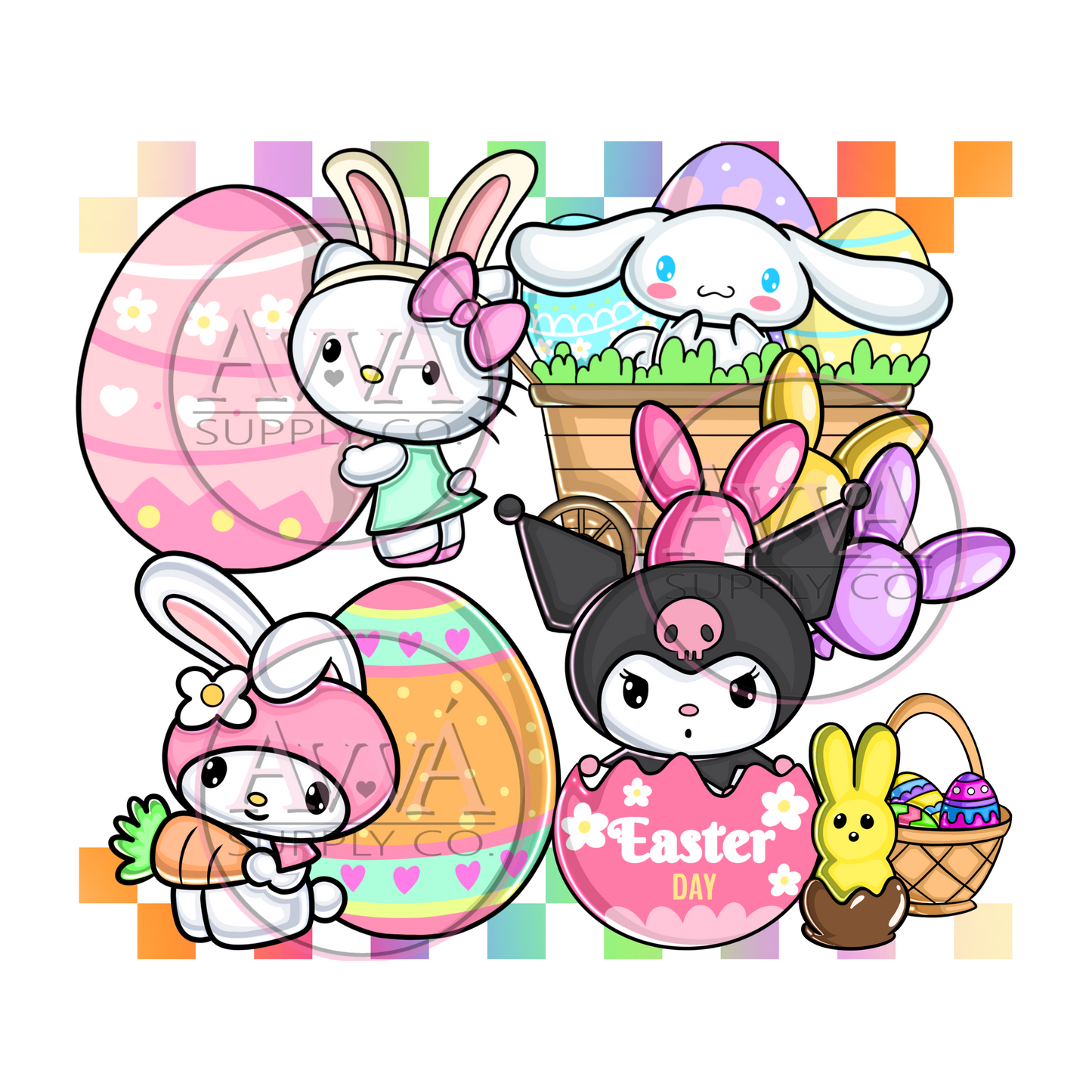 788 - Friends at Easter - Vinyl + Decal