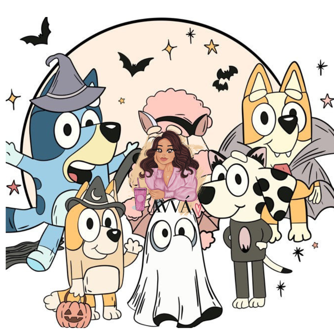 Cute Pup Spooky - Vinyl + Decal