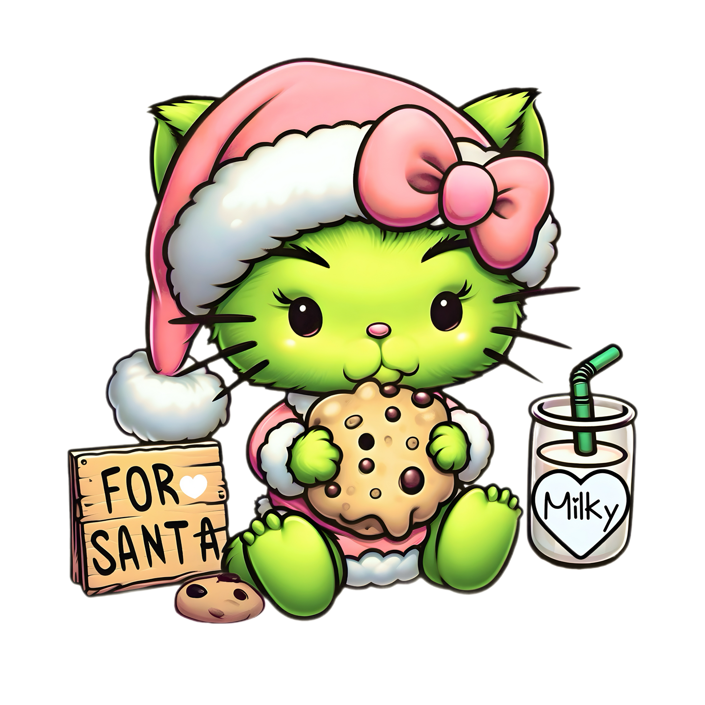 546 - Milky Kitty Decal