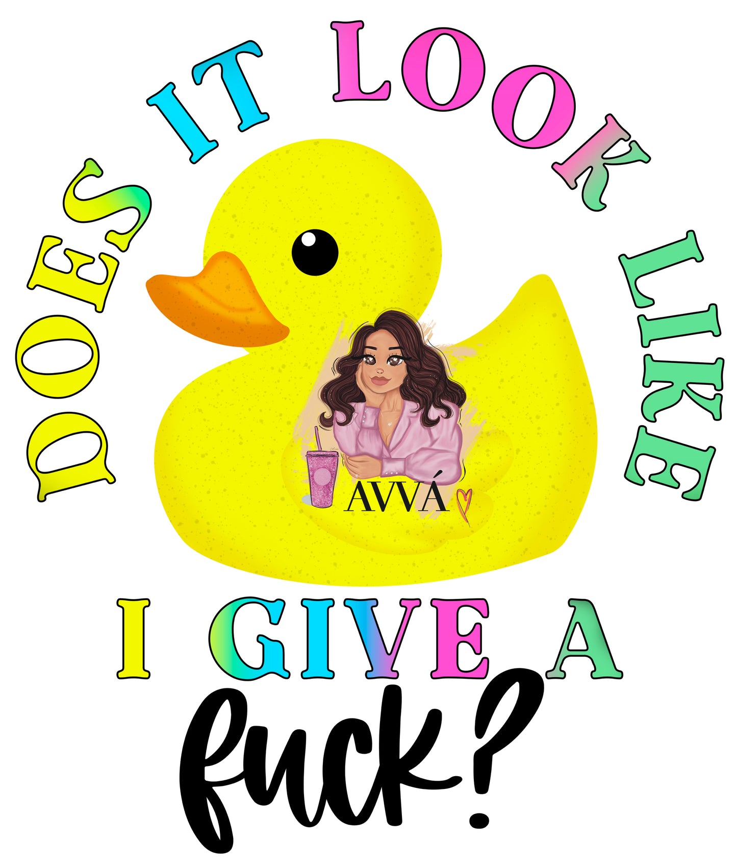 Look Like I Give a F*** Vinyl + Decal Set