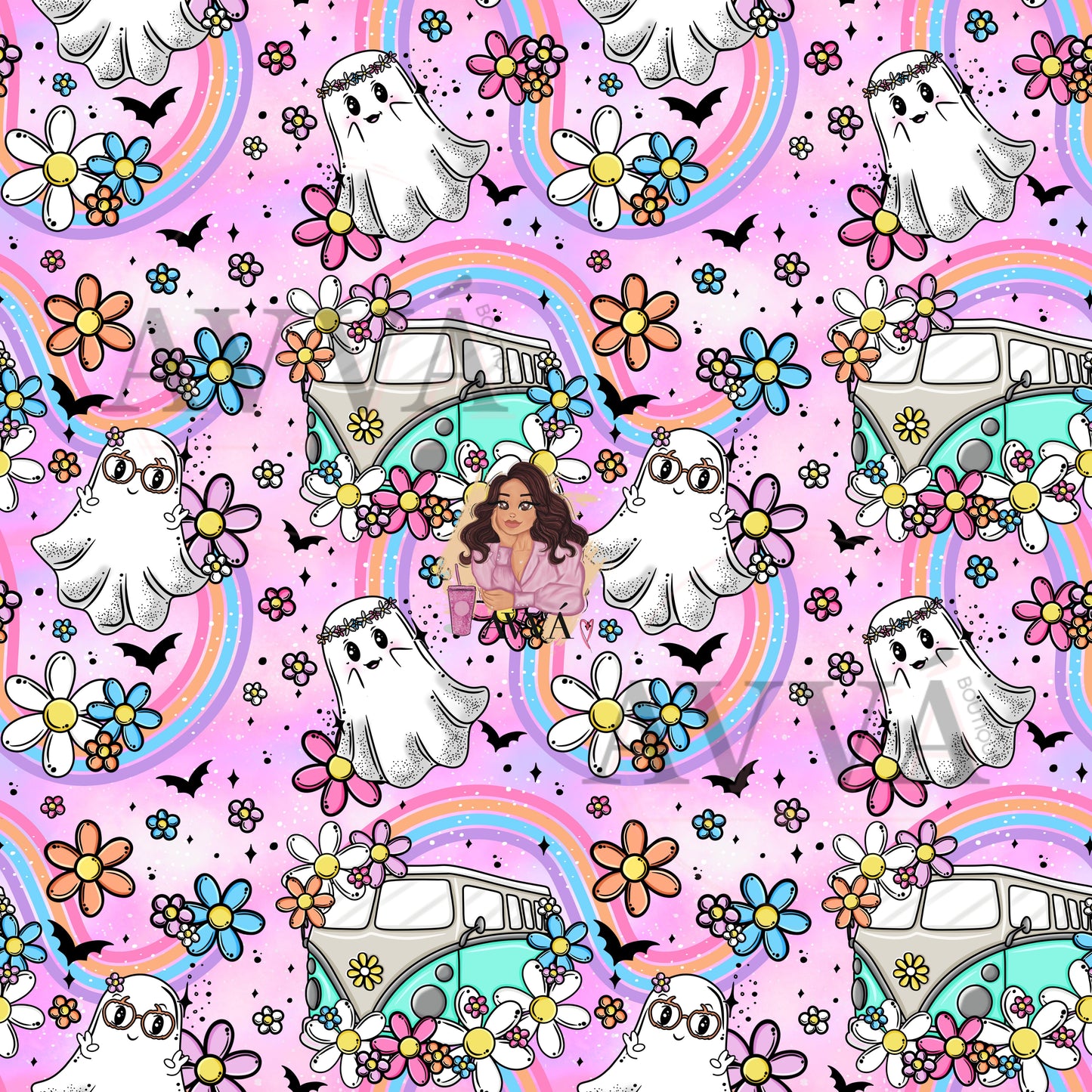 Pink Groovy Ghosts - Vinyl