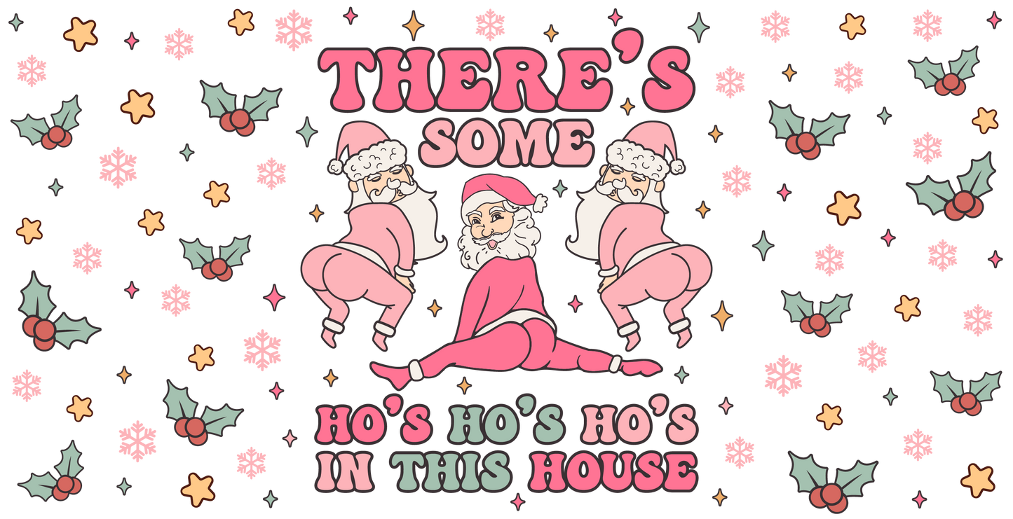 466 - Santa's HoHoHo UV DTF Decal