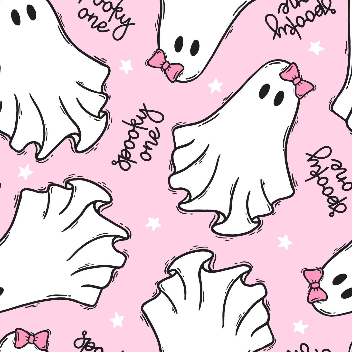 Spooky Girl Ghosts- 12x12