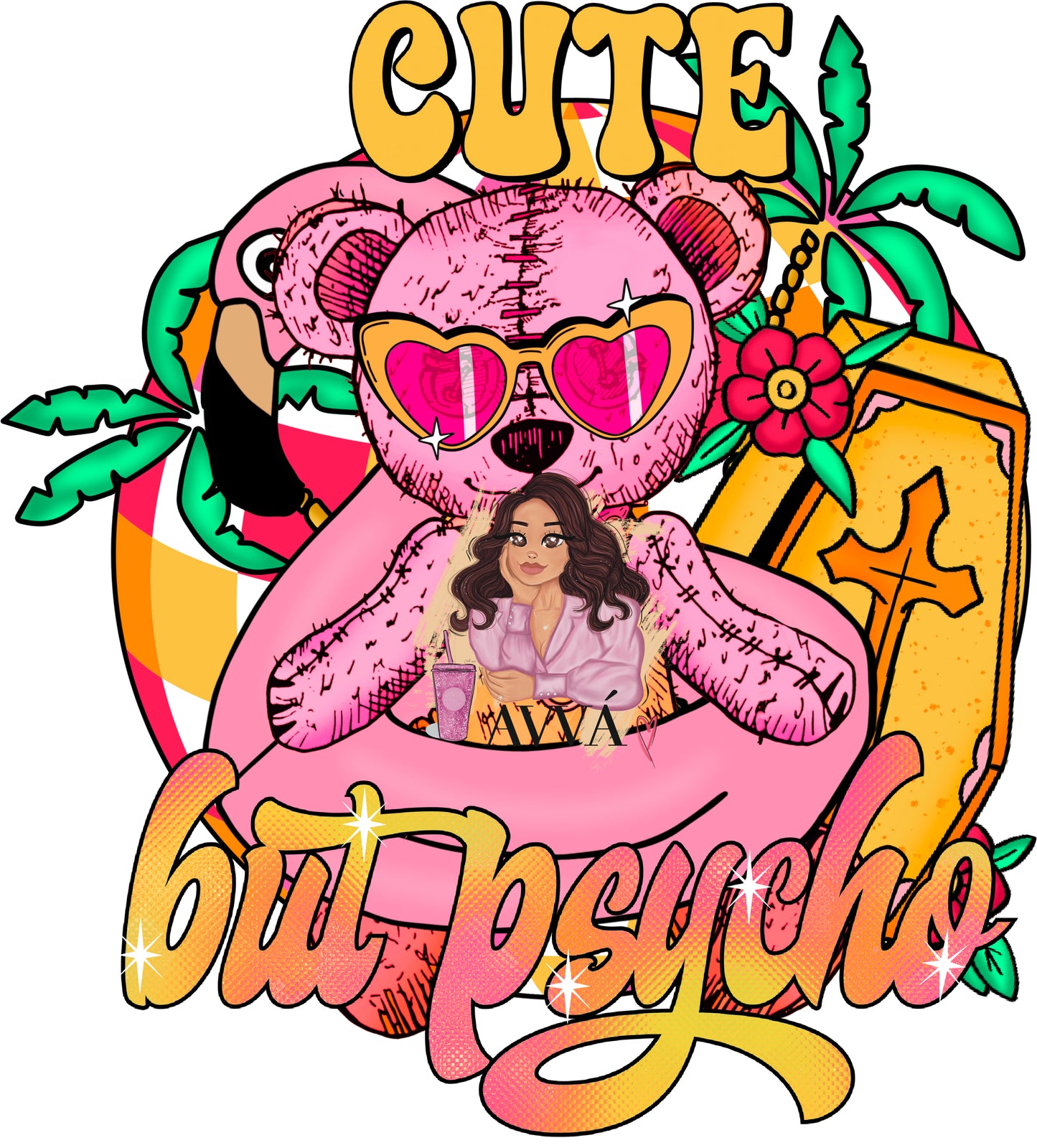 Cute But Psycho MJ Vinyl + Decal Set