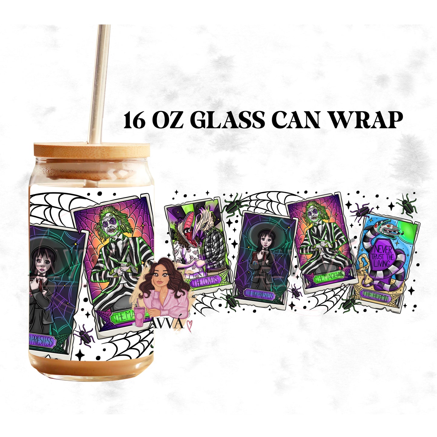 **NEW ITEM** Sunset BJ Tarot Cards - Vinyl + UV DTF Wrap