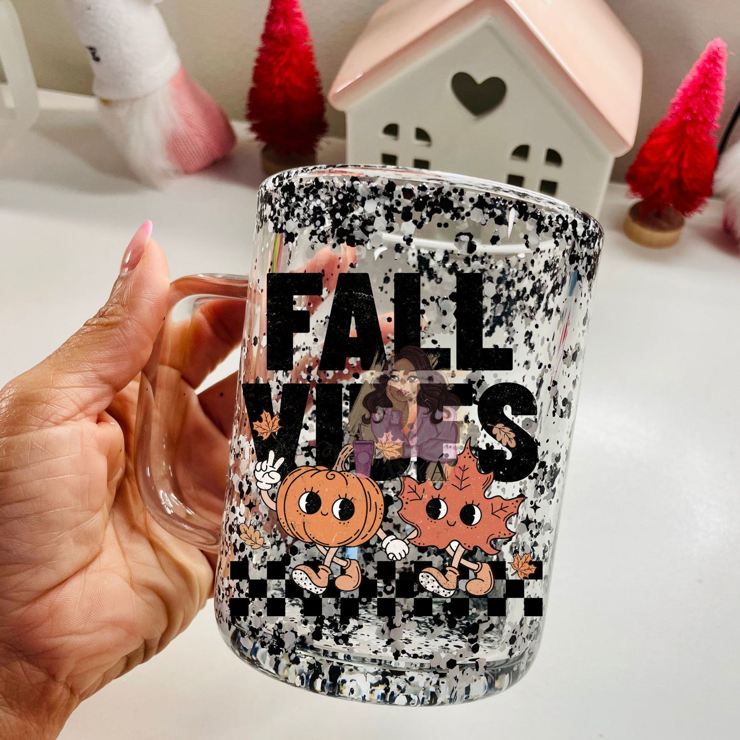 15oz Snow Globe Mug Blank *2 Style Options*