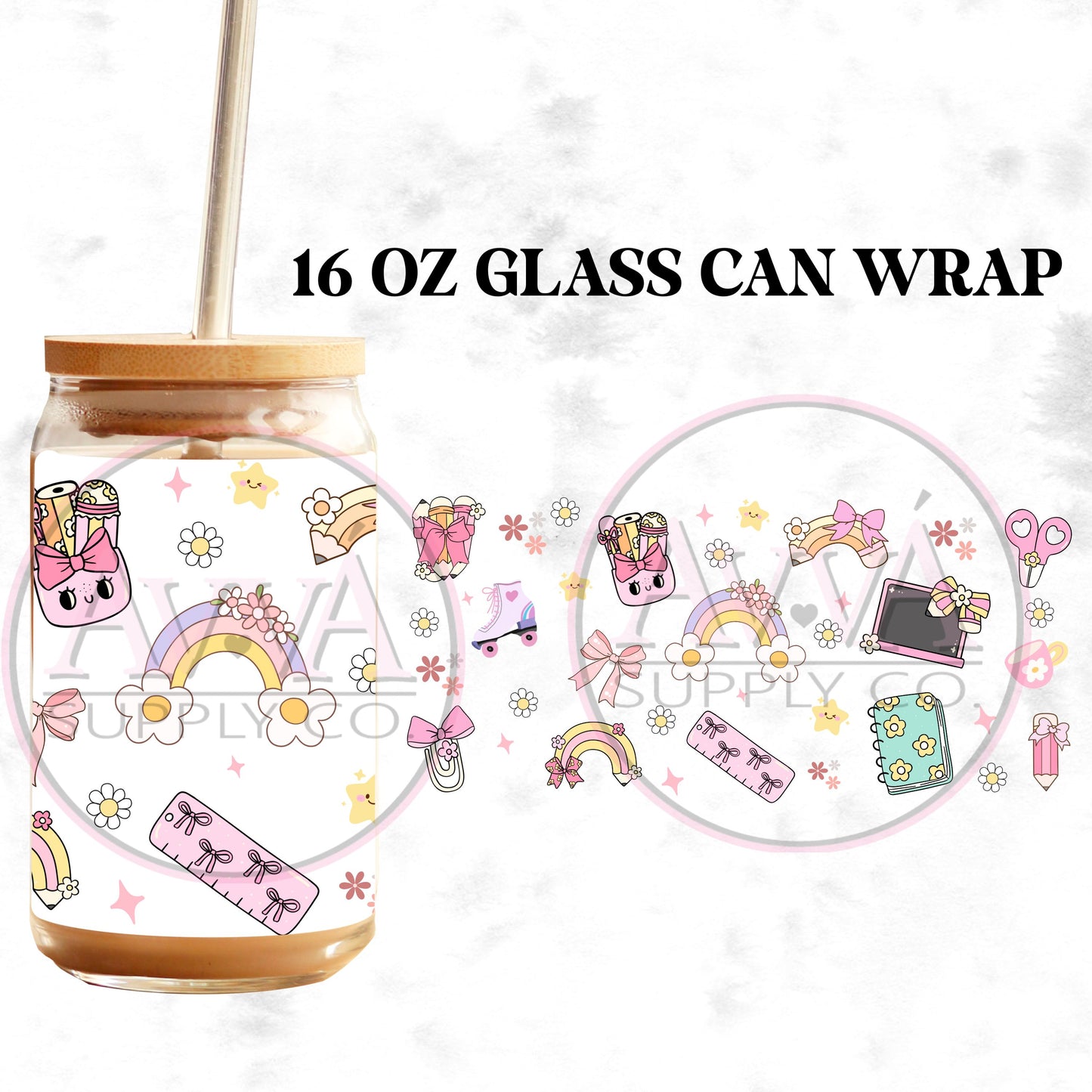 Pastel Teacher Girly *Exclusive* - Wrap