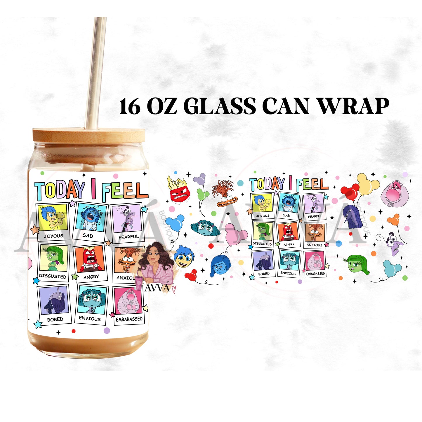 In and Out - Today I feel 16oz Wrap