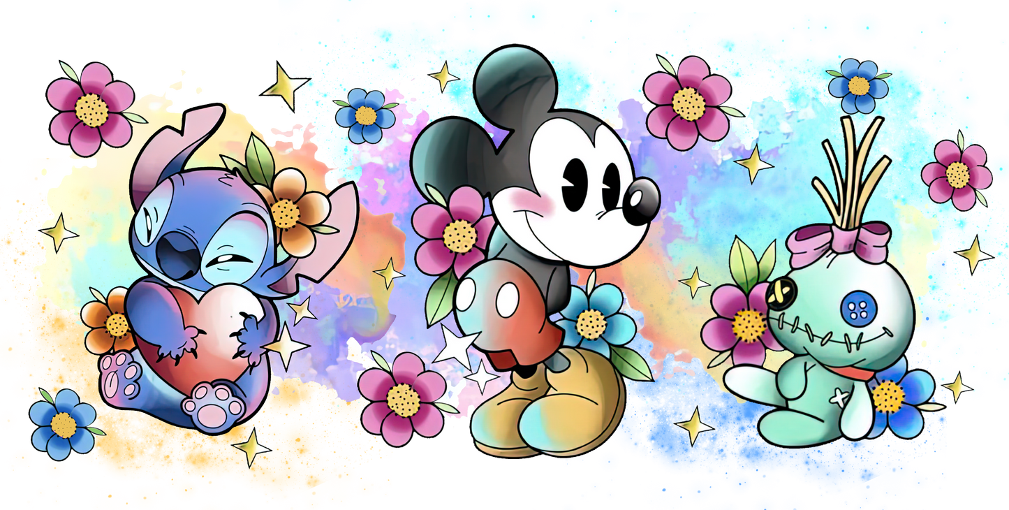 216 - Watercolor Friends UV DTF