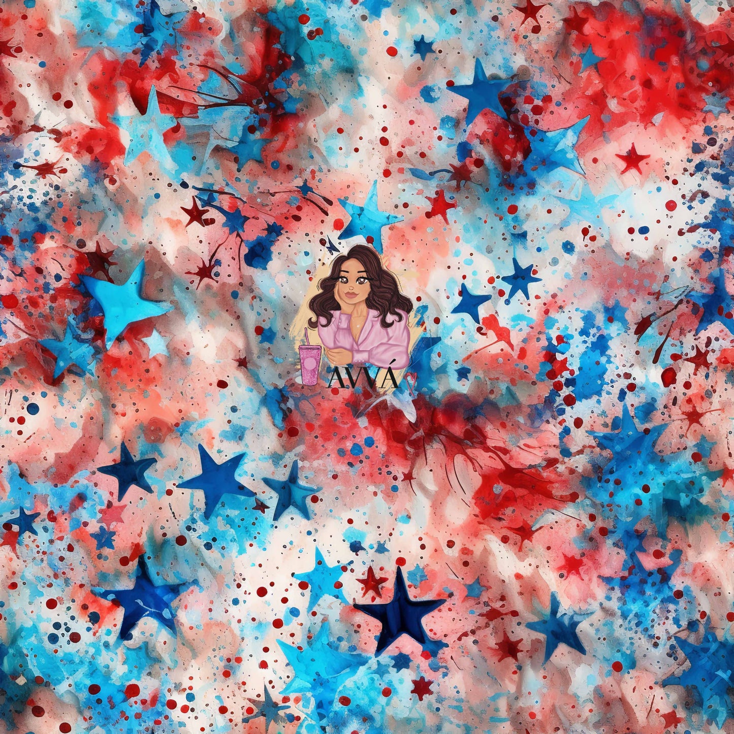 Watercolor Glam 12x12