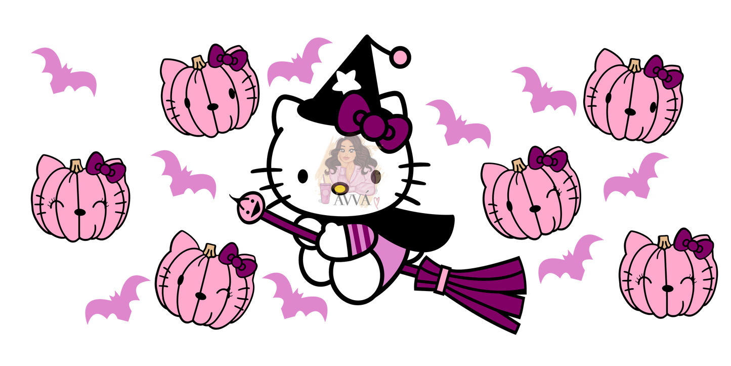 222 - Witch Kitty UV DTF