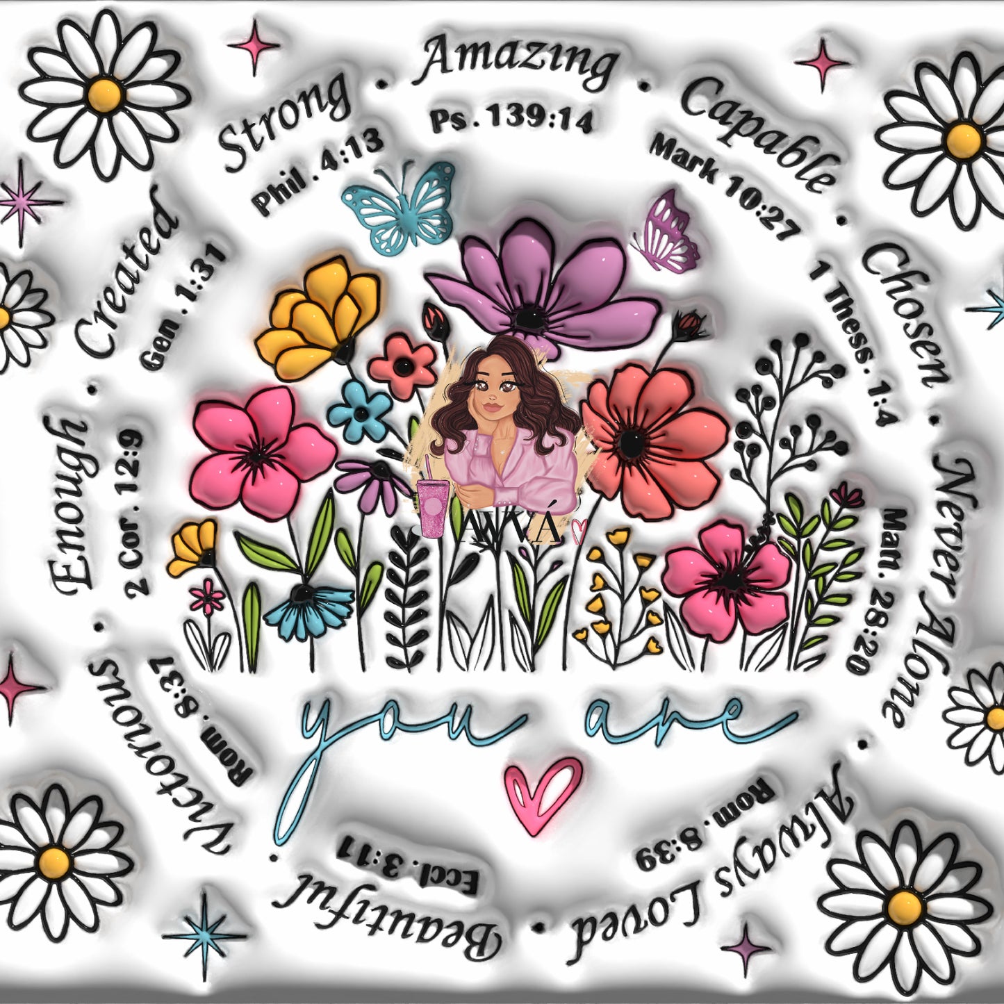 You Are Love - 3D Tumbler Wrap