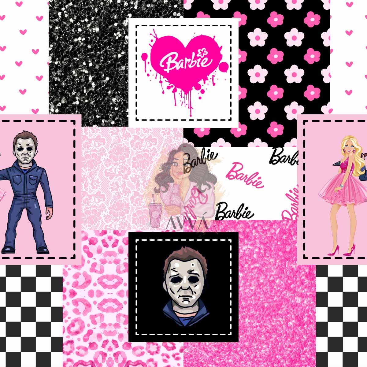 B. Horror Patchwork - 12x12