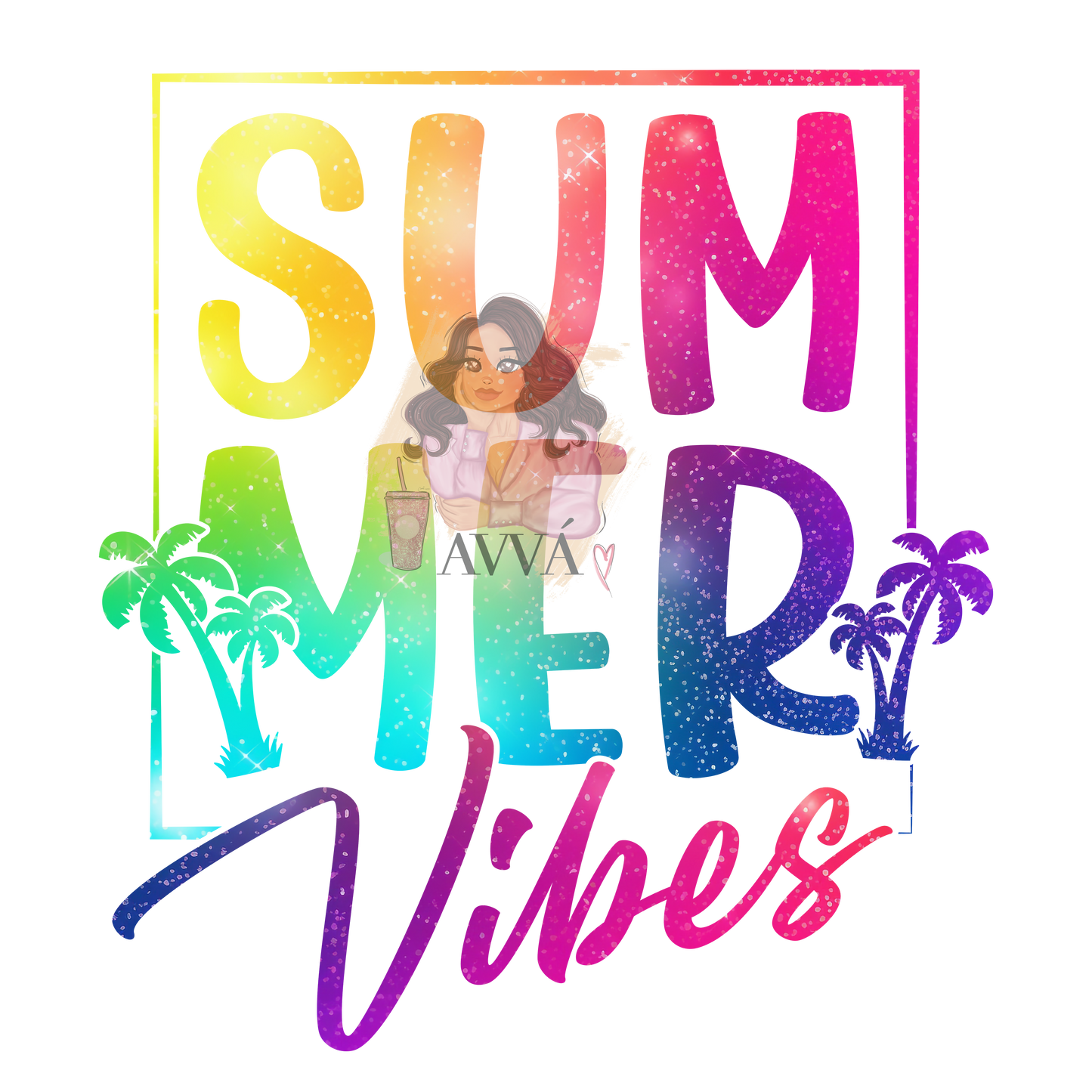 670 - Summer Vibes 24 Decal