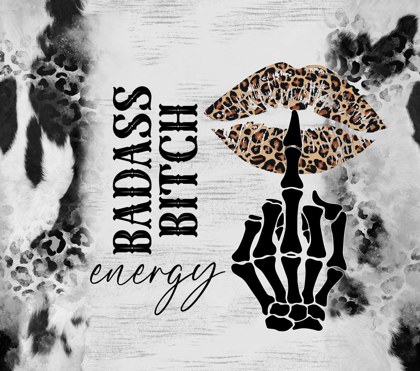 Badass Bitch Tumbler Wrap