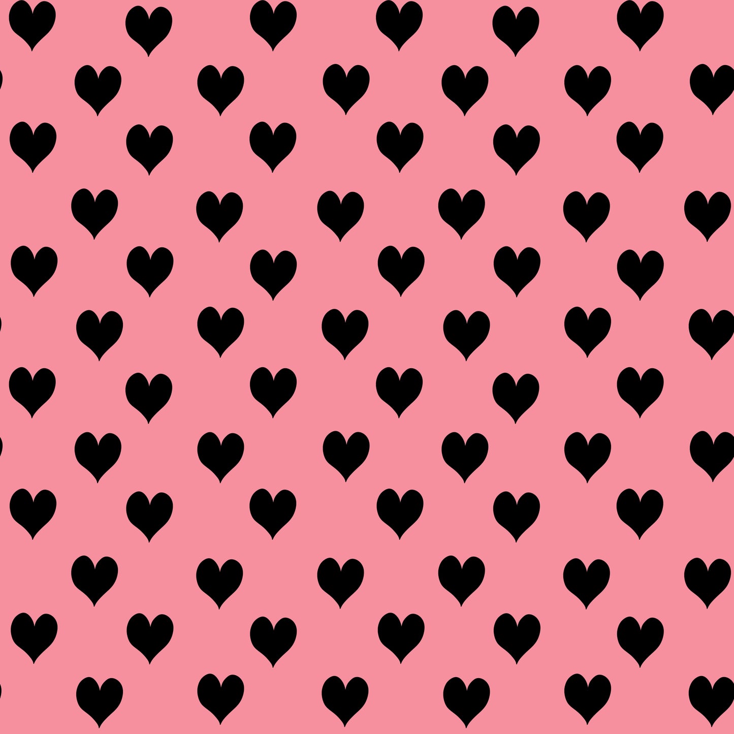 Black n Blush Hearts