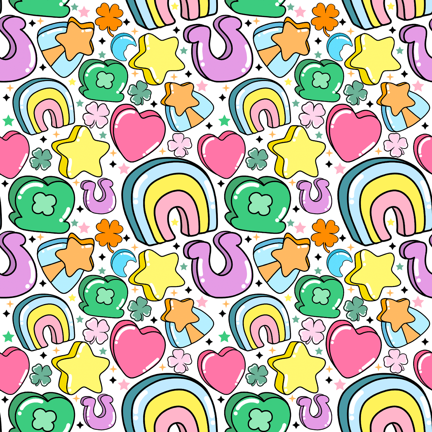 Charms of Luck 12x12