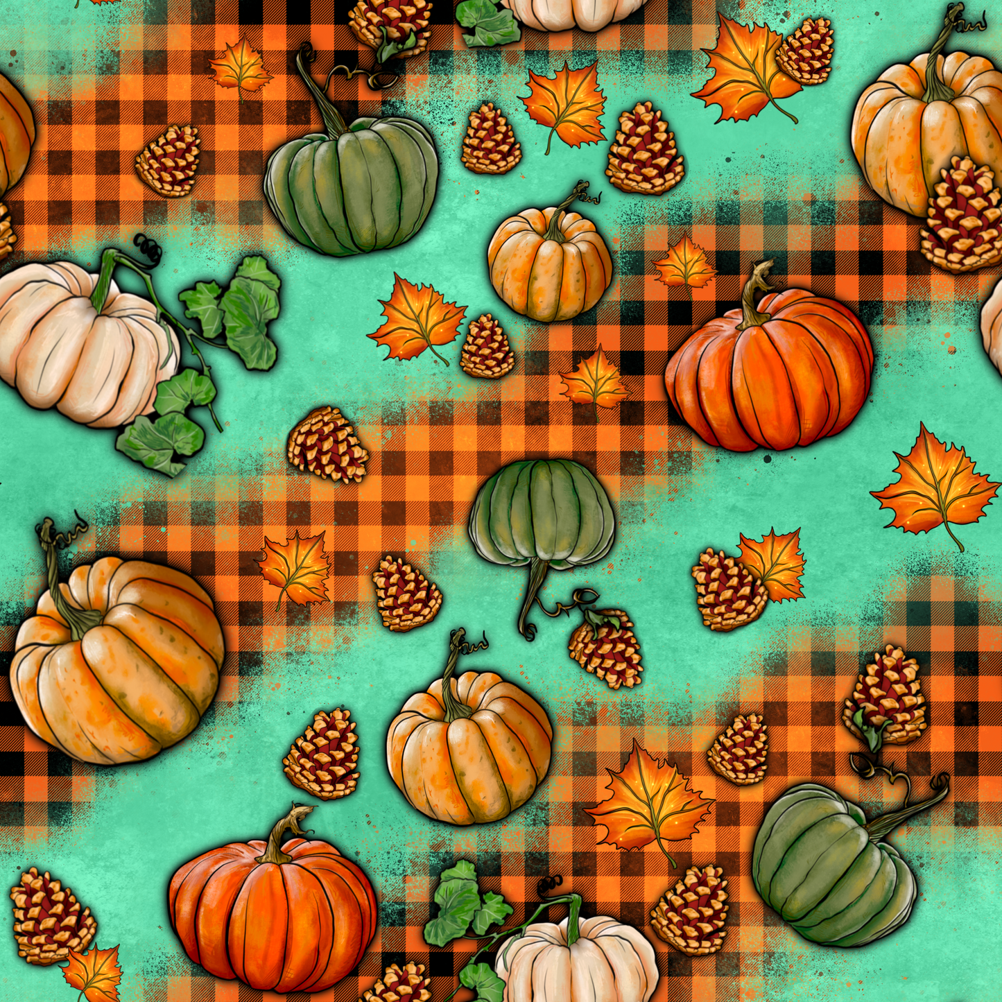 Plaid Pumpkins
