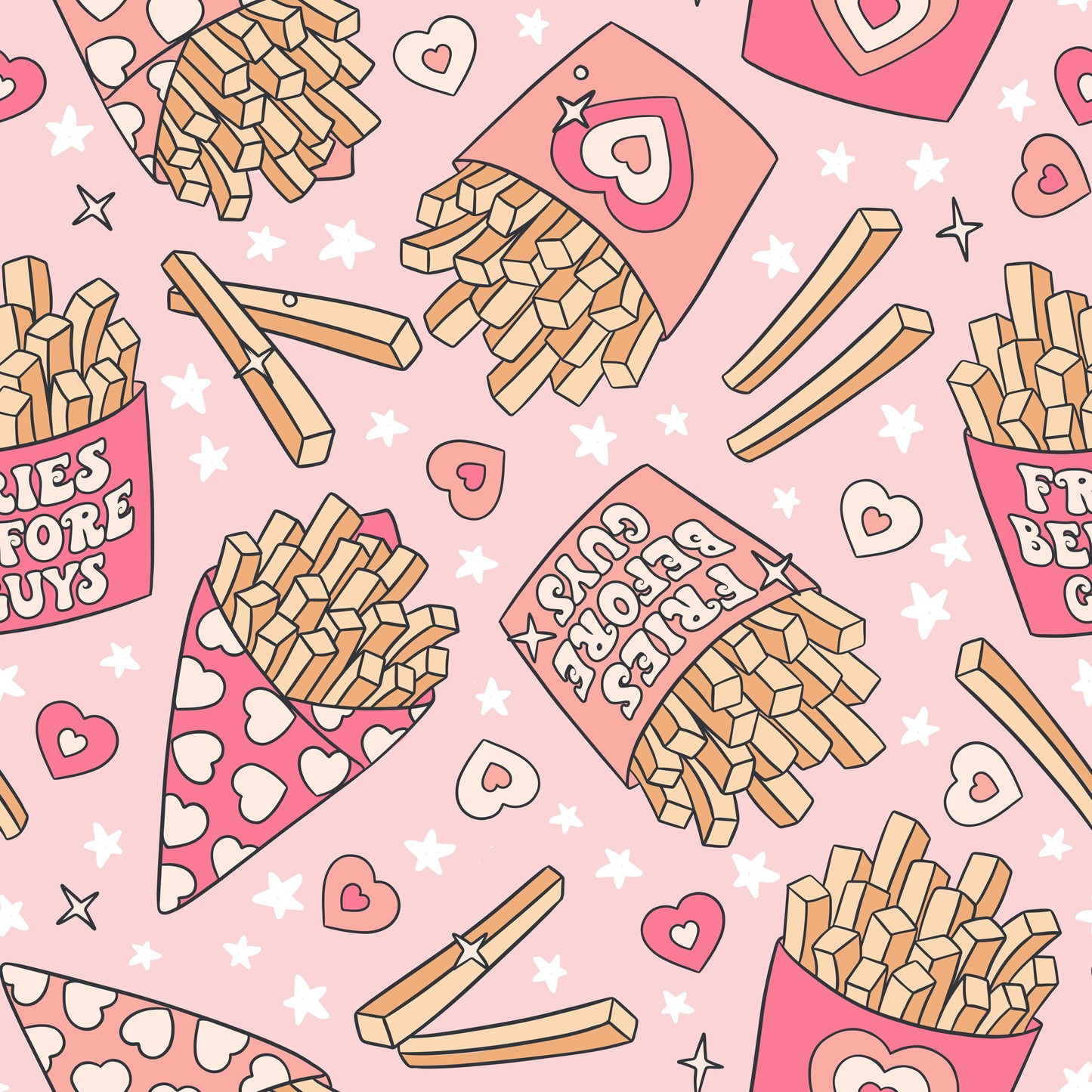 Fries Before Guys Retro