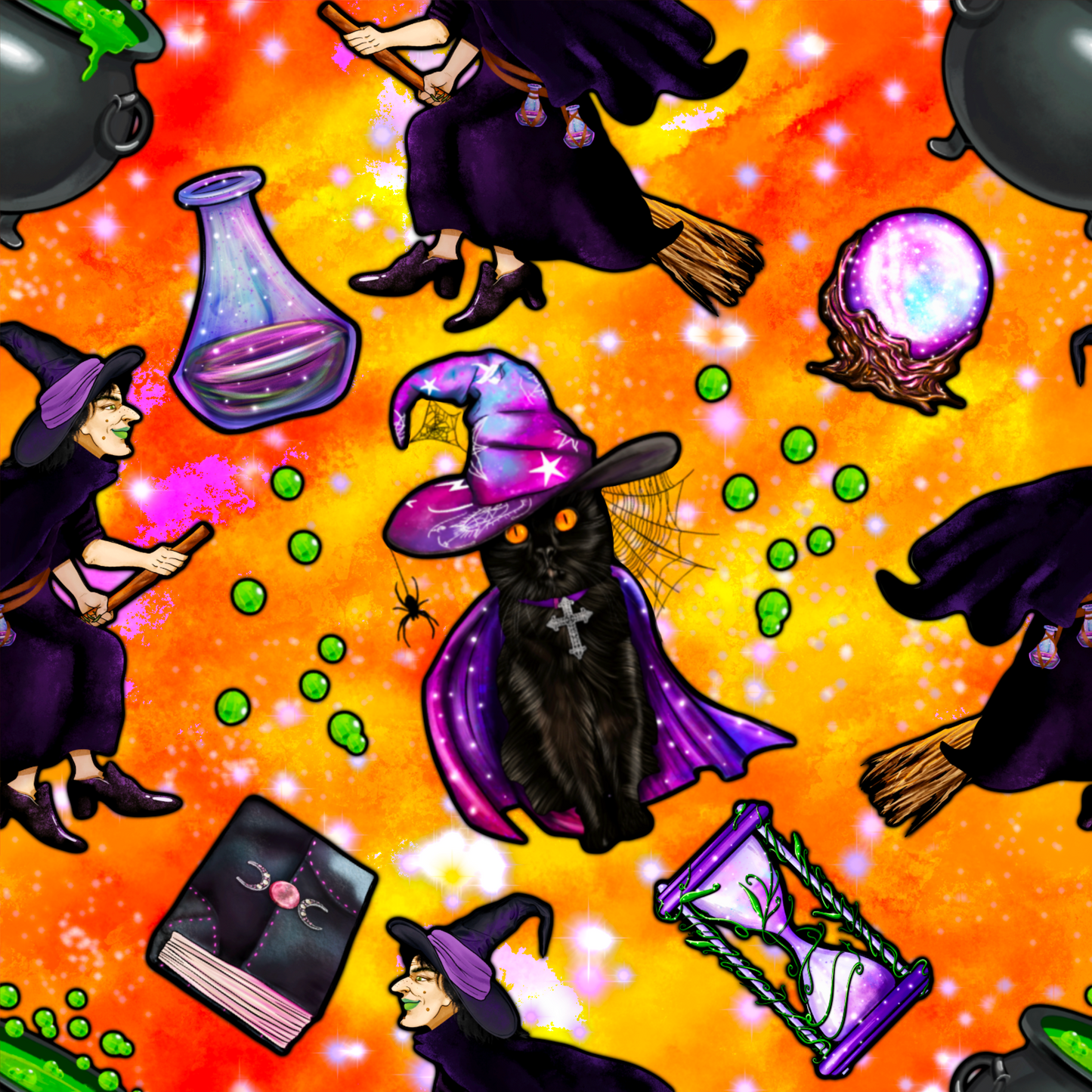 Black Kitty Halloween