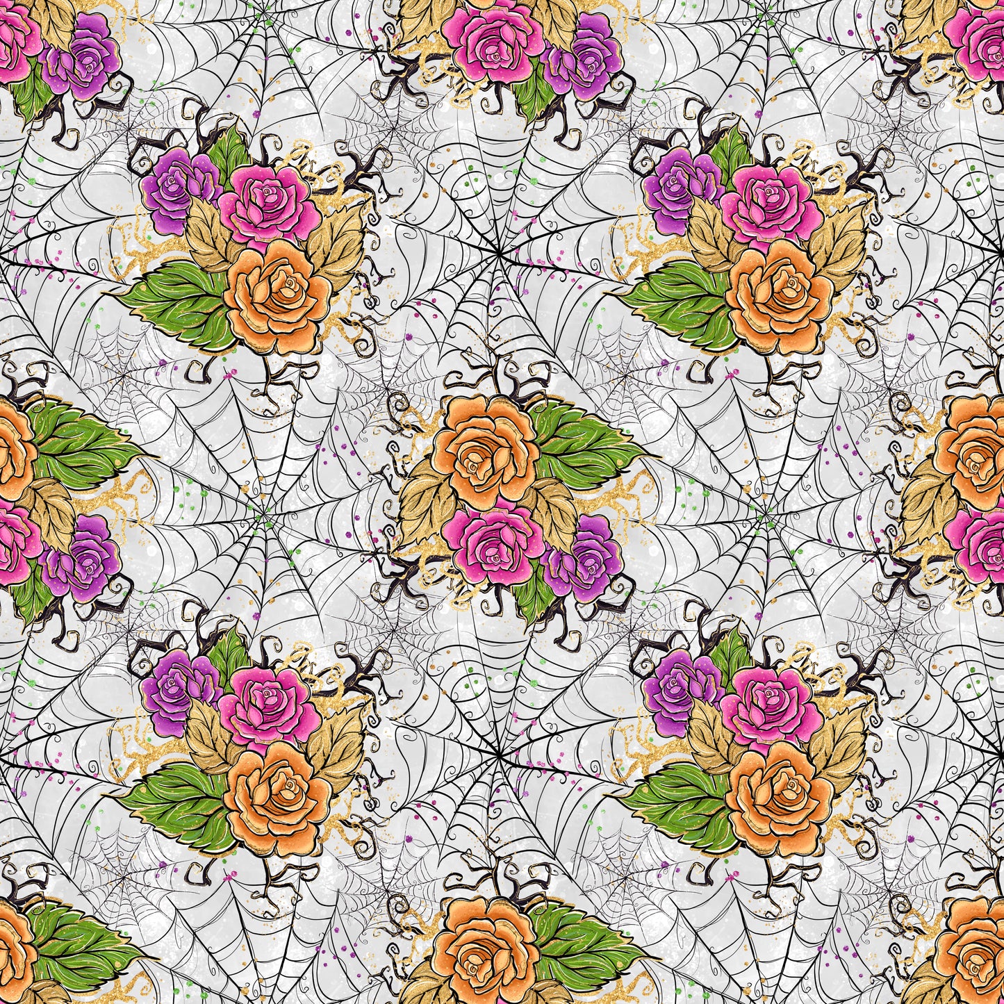 Roses and Spider Webs