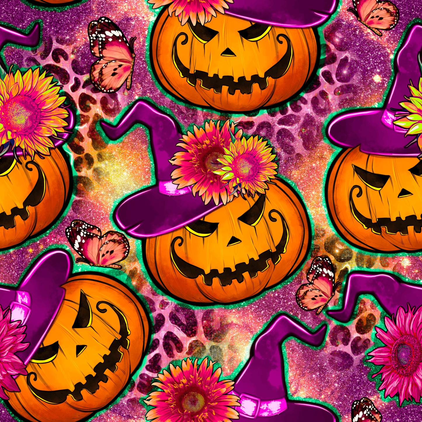 Spooky Pumpkin Flowers