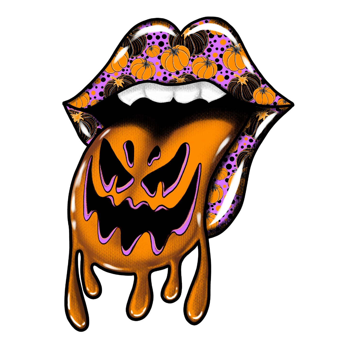 Halloween Lips DTF