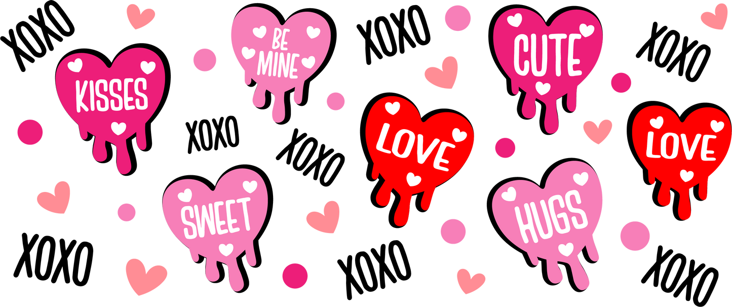 44a - Heart Melt Love 16oz Libbey Wrap