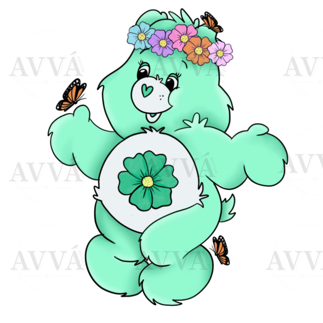 Mint Spring Bear Decal