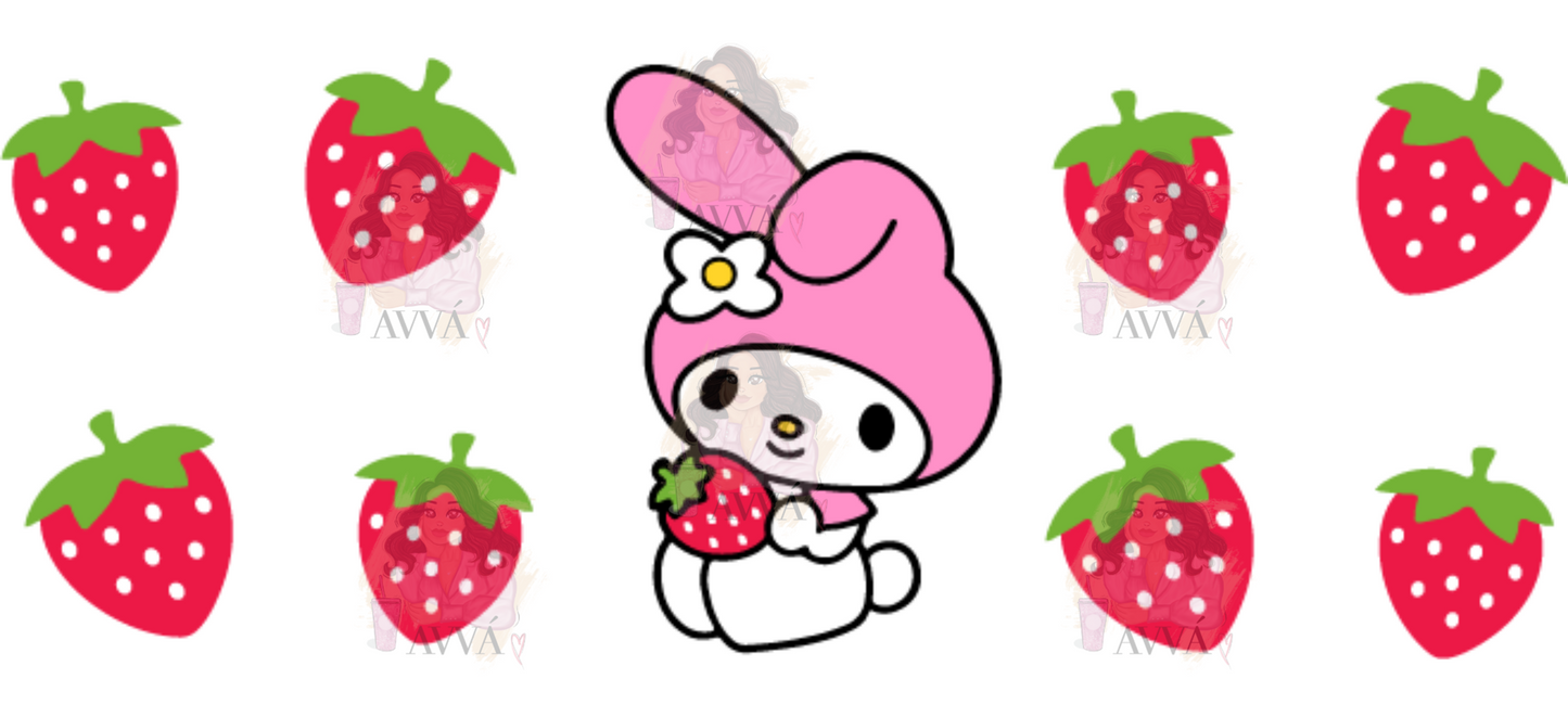 73a - My Melody Strawberry Libbey